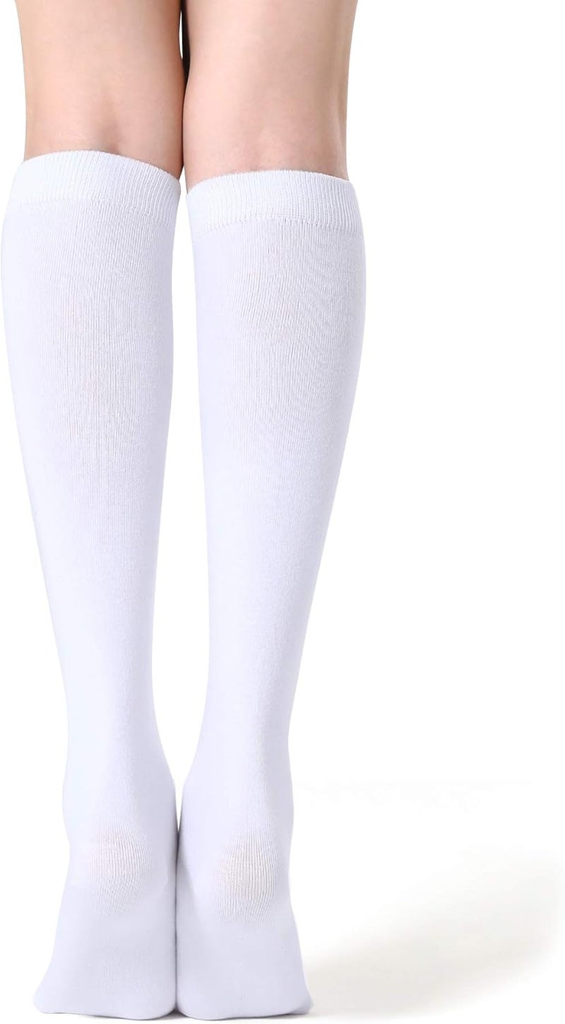 FITRELL Women's Knee High Socks Outdoor Sport Athletic Socks Casual Stripe Tube Socks 1-4 Pack - Image 5